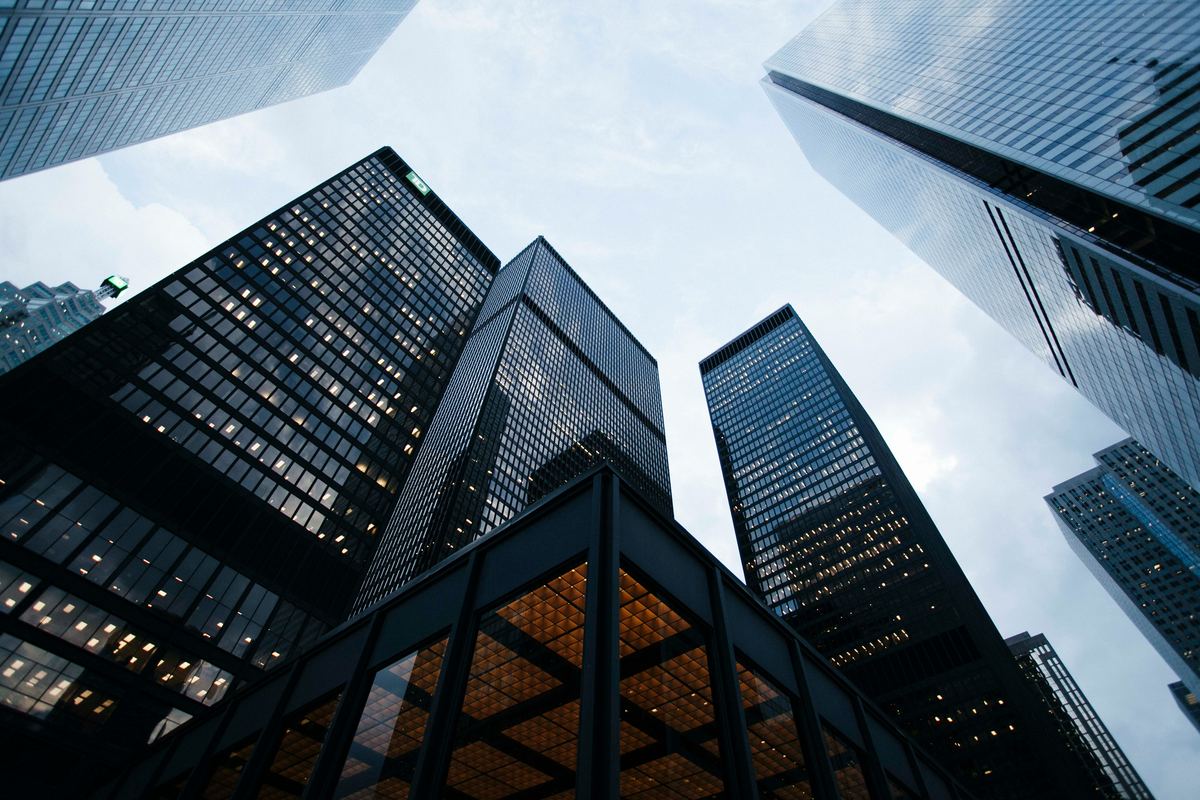 Meridian Business Tower glass curtain wall facade